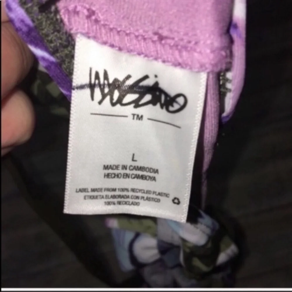 Mossimo Purple Floral Bikini Top - Picture 5 of 5